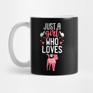 Just a Girl Who Loves Airedale terriers Mug